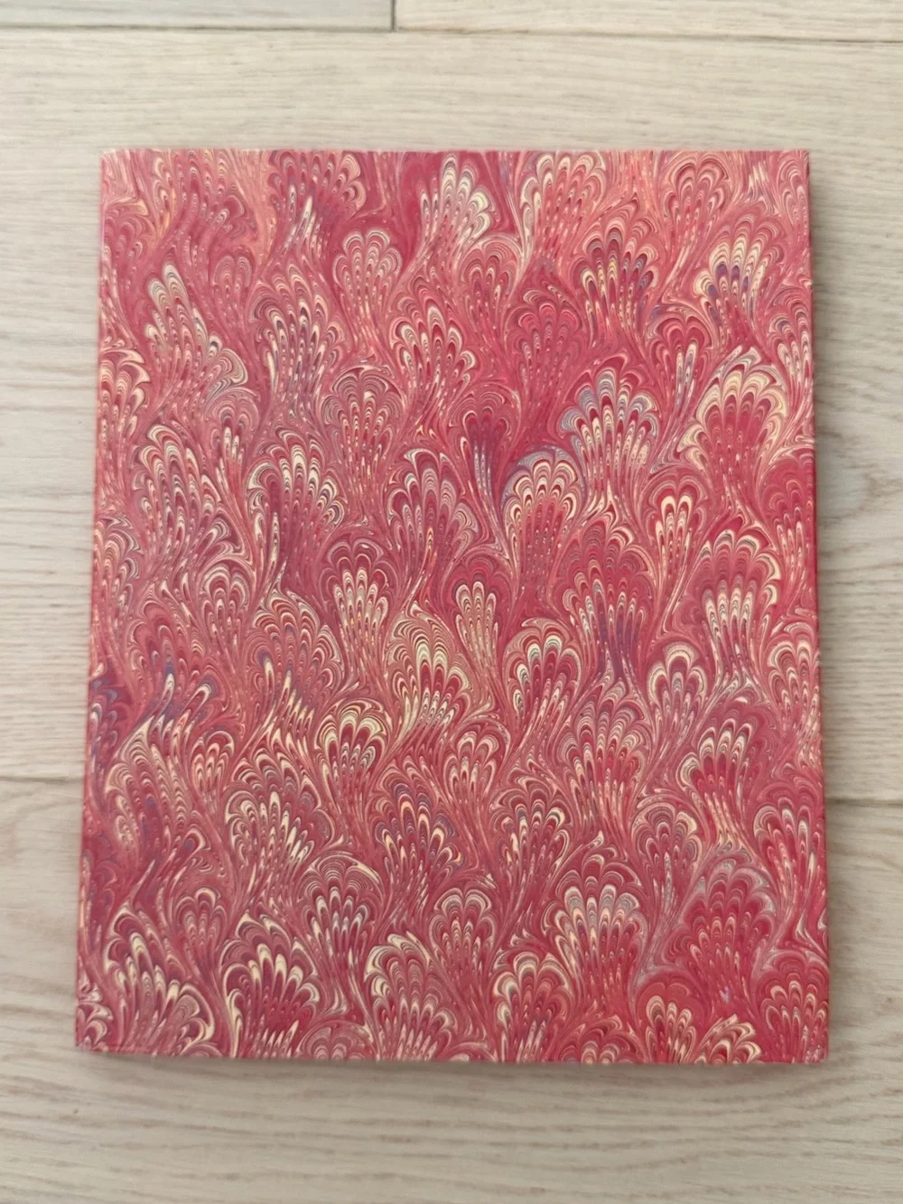 vintage 5x7 frame in a florentine marbled paper pattern